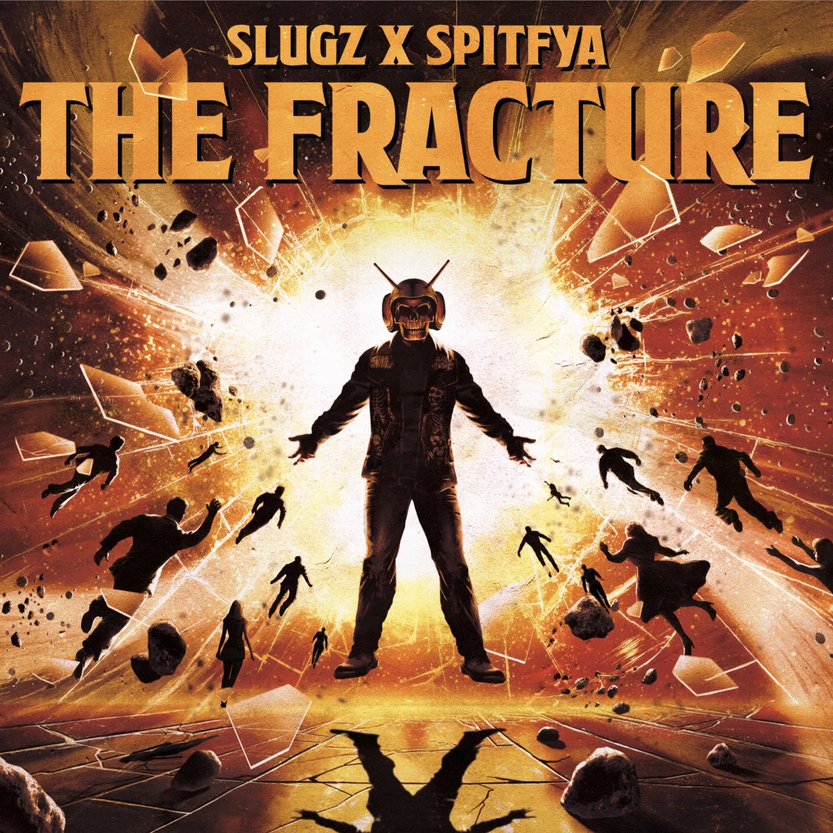 SLUGZ X SPITFYA - THE FRACTURE cover artwork